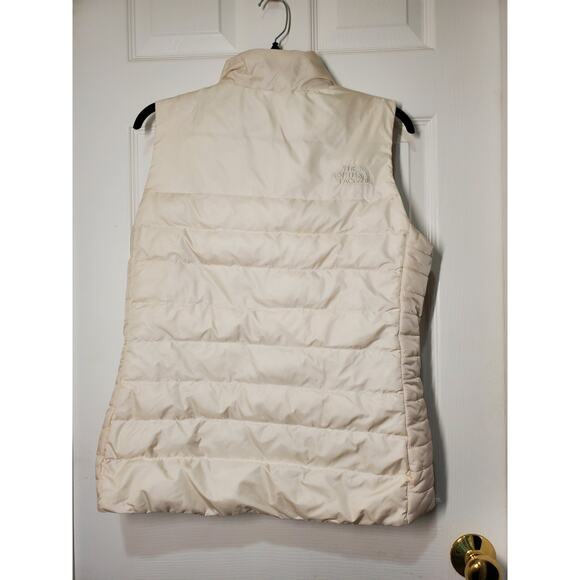 The North Face Women’s 700 Goose Down Fill Puffer White Vest XS Insulated Jacket - Picture 4 of 9